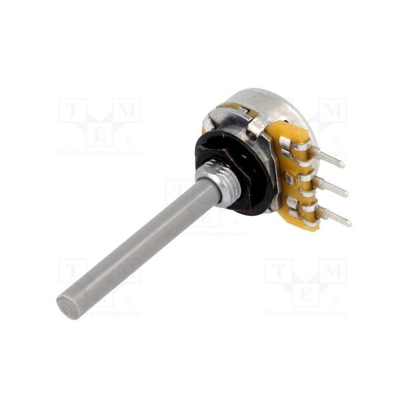10 pcs : - Potentiometer: shaft, single turn, 10kΩ, ±20%, 0.25W, linear, 4mm