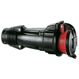 1 pcs - Legrand, HYPRA IP44 Red Cable Mount 3P + N + E Industrial Power Socket, Rated At 16A, 415 V