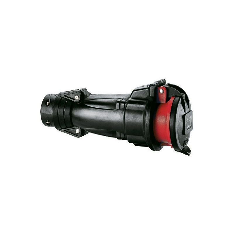 1 pcs - Legrand, HYPRA IP44 Red Cable Mount 3P + N + E Industrial Power Socket, Rated At 16A, 415 V