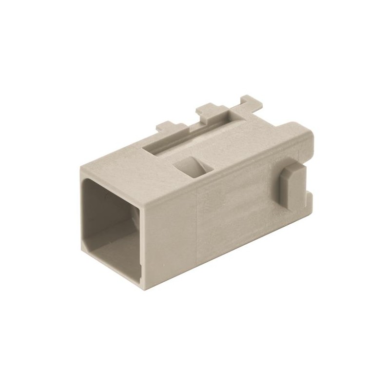 1 pcs - HARTING Crimp Connector M12 Cube, Male, Han-Modular, Han-Domino