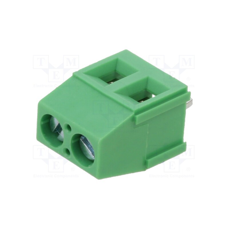 10 pcs : VI0221520000G - PCB terminal block, ways: 2, angled 90°, terminal, on PCBs, 300V