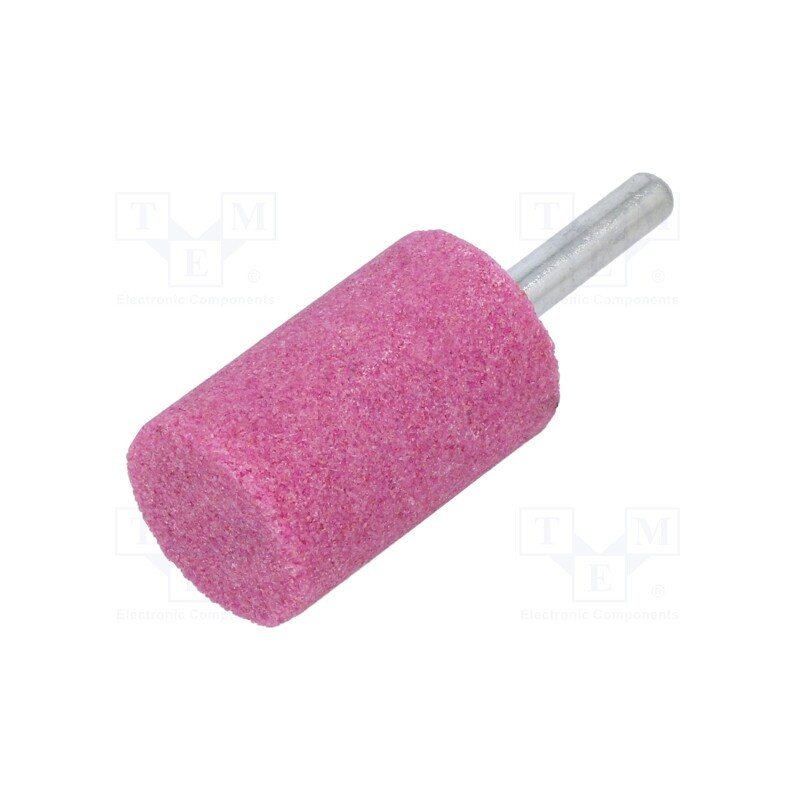 10 pcs : MA.035 - Grindingstone, Ø: 25mm, Ø: 6mm, Tip mat: aluminium oxide