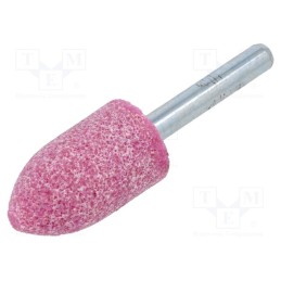 10 pcs : ML.007 - Grindingstone, Ø: 18mm, Ø: 6mm, Tip mat: aluminium oxide