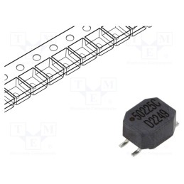 10 pcs : 50225C - Inductor: wire, SMD, 2200uH, 500mA, 0.4Ω, -30÷50%, 7x5.9x3.6mm, 5000