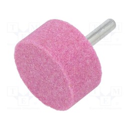 10 pcs : MA.043 - Grindingstone, Ø: 40mm, Ø: 6mm, Tip mat: aluminium oxide