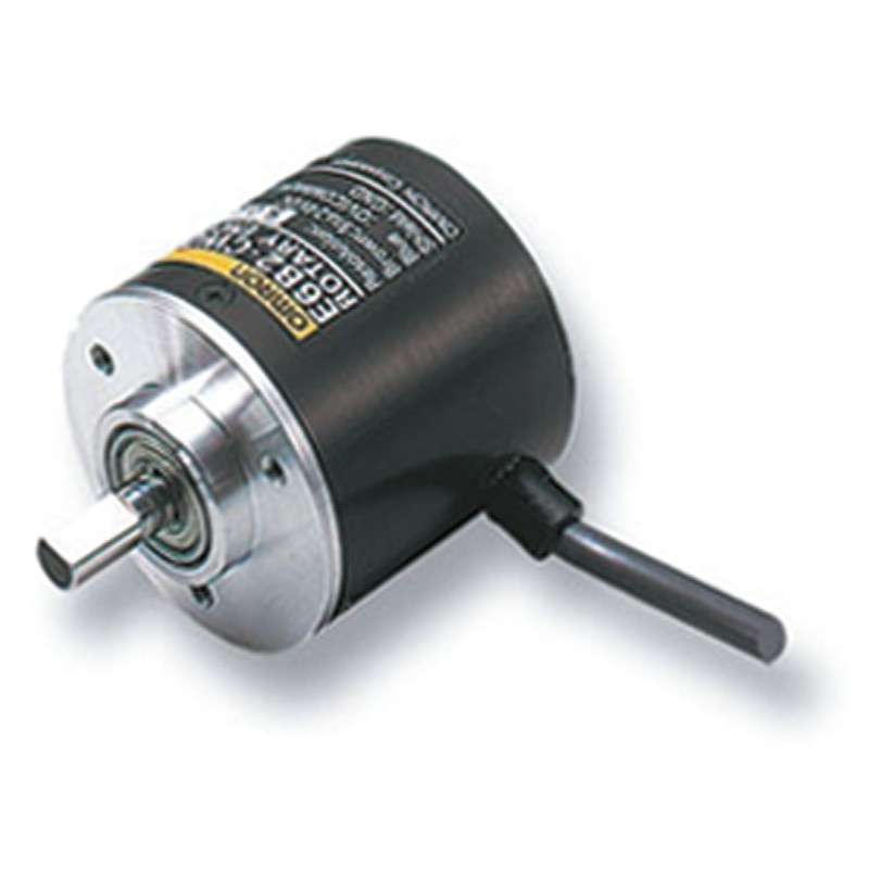 1 pcs - Omron E6F-A Series Absolute Absolute Encoder, 360 ppr, NPN Open Collector Signal, Solid Type, 10mm Shaft
