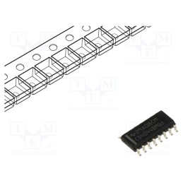 10 pcs : CD4044BDR - IC: digital, RS latch, Ch: 4, CMOS, SMD, SOP16, CD4000