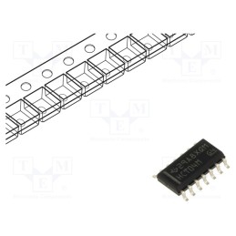 10 pcs : CD74HCT04M96 - IC: digital, NOT, Ch: 6, SMD, SO14, 4.5÷5.5VDC, HCT
