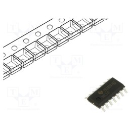 10 pcs : SN74HC10DR - IC: digital, NAND, Ch: 3, IN: 3, SMD, SO14, 2÷6VDC, -40÷85°C, HC