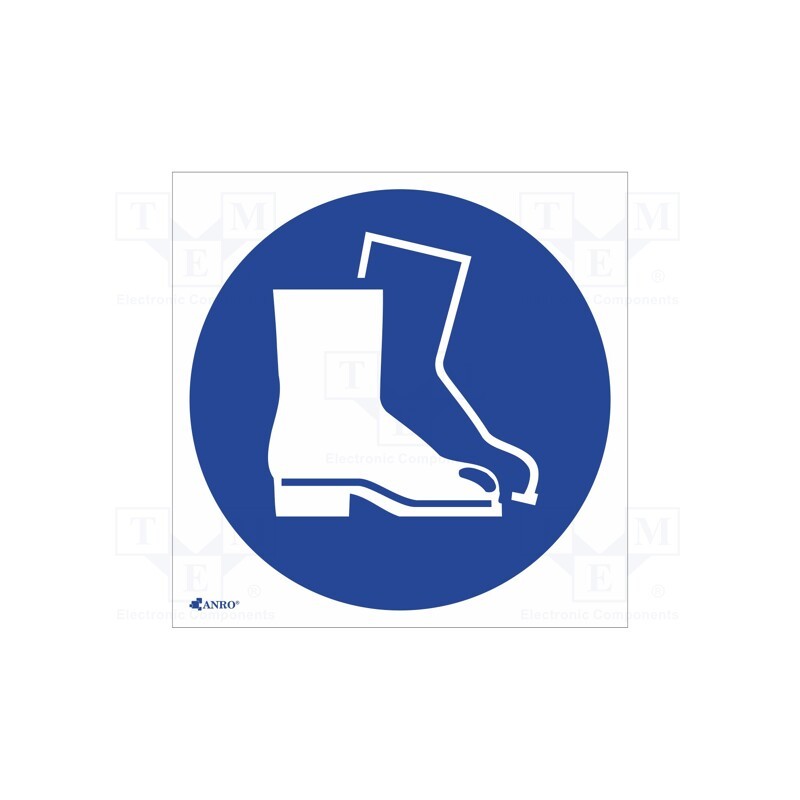 20 pcs : IM/008/C/P - Safety sign, regulatory, PVC, W: 200mm, H: 200mm