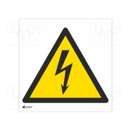 20 pcs : IW/012/C/P - Safety sign, warning, PVC, W: 200mm, H: 200mm