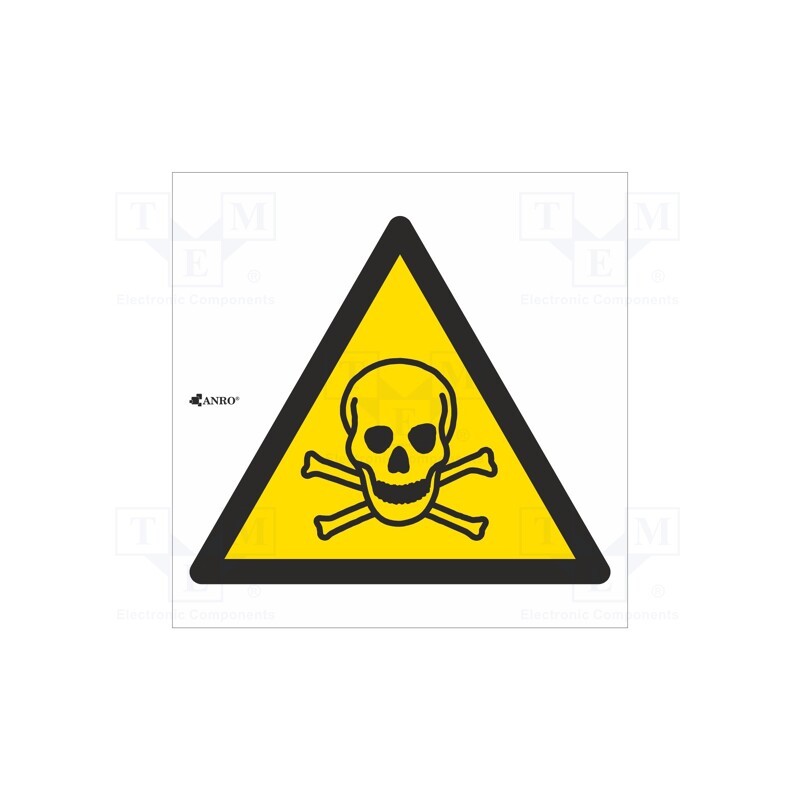 20 pcs : IW/016/C/P - Safety sign, warning, PVC, W: 200mm, H: 200mm