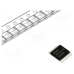 10 pcs : SN74AHC595PWR - IC: digital, shift register, SMD, TSSOP16, 2÷5.5VDC, AHC, -40÷125°C