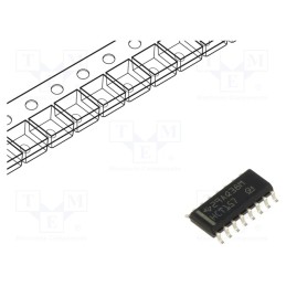10 pcs : SN74HCT157DR - IC: digital, 2 to 1 line,multiplexer,data selector, Ch: 4, SMD