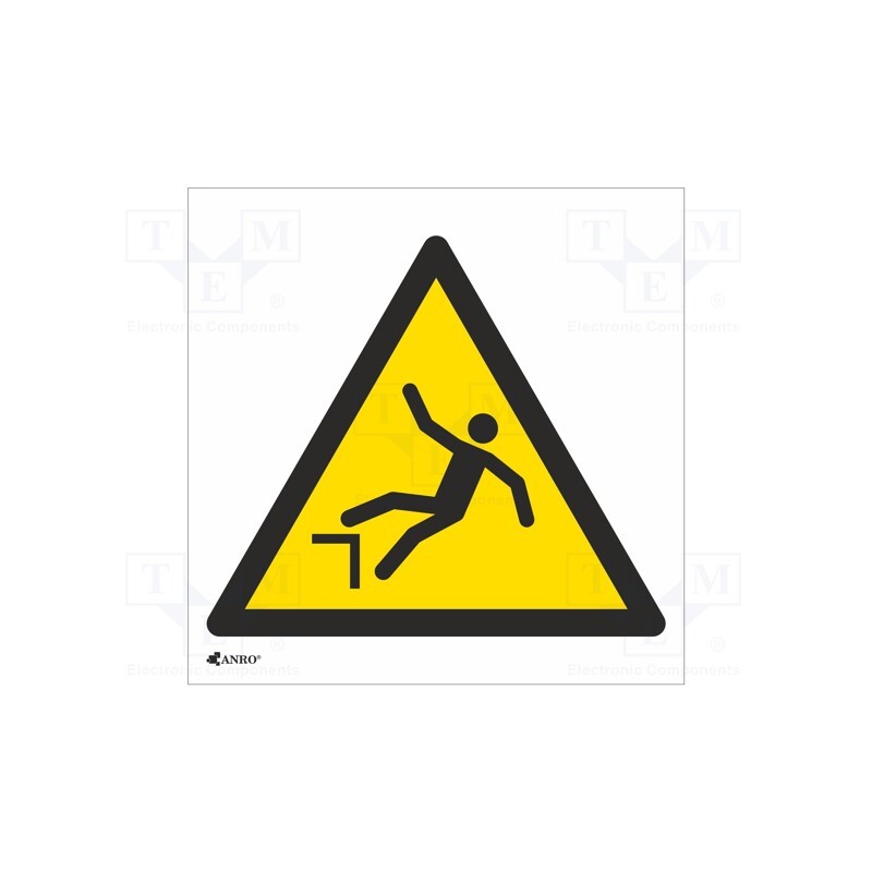 20 pcs : IW/008/C/P - Safety sign, warning, PVC, W: 200mm, H: 200mm