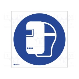 20 pcs : IM/019/C/P - Safety sign, regulatory, PVC, W: 200mm, H: 200mm