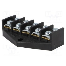 10 pcs : W-10178 - Terminal block, screw terminal, 10mm2, 400V, ways: 5, terminals: 10