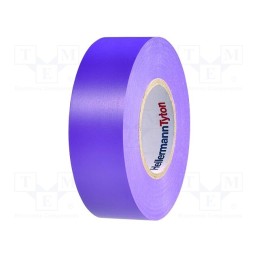 10 rol : 710-00160 HELATAPE FLEX15 - Tape: electrical insulating, W: 19mm, L: 20m, Thk: 150um, violet