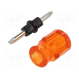 10 pcs : DST-05 - Screwdriver, PlusMinus cross PH-type,slot, PH/S2,SL 6,3