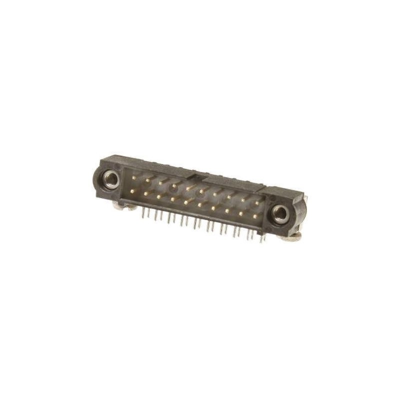 20 pcs - HARWIN Datamate J-Tek Series Right Angle Through Hole PCB Header, 34 Contact(s), 2.0mm Pitch, 2 Row(s), Shrouded