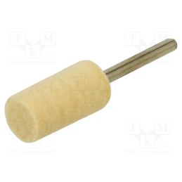 10 pcs : 1236110 - Grinding pin, for polishing metals, felt, with lever