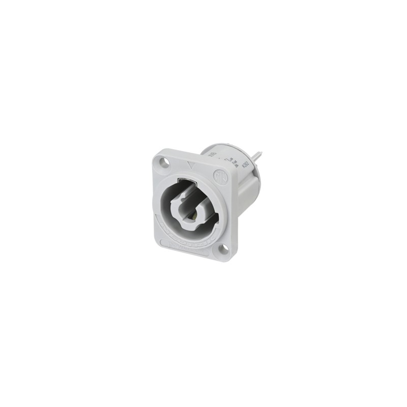 1 pcs - Neutrik Mains Plug, 20A, Panel Mount, 250 V