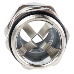 1 pcs - Lapp SKINTOP Series Metallic Nickel Plated Brass Cable Gland, PG13.5 Thread, 5mm Min, 12mm Max, IP68