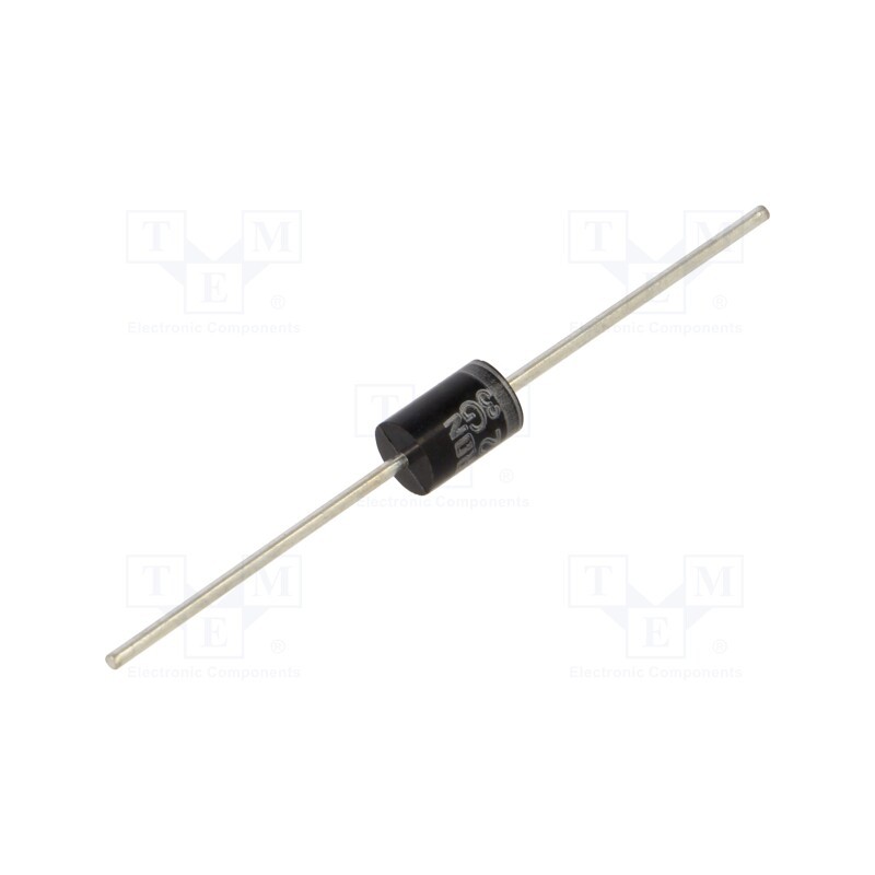 10 pcs : SK 3/12 03204970 - Diode: rectifying, THT, 1200V, 3A, Ifsm: 150A, E34 (D6x9), SK3