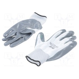 10 set : AV13072 - Protective gloves, Size: L, grey-black, Resistance to: abrasion