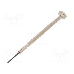 10 pcs : 12290210 - Screwdriver, slot, precision, SL 1, Blade length: 17mm