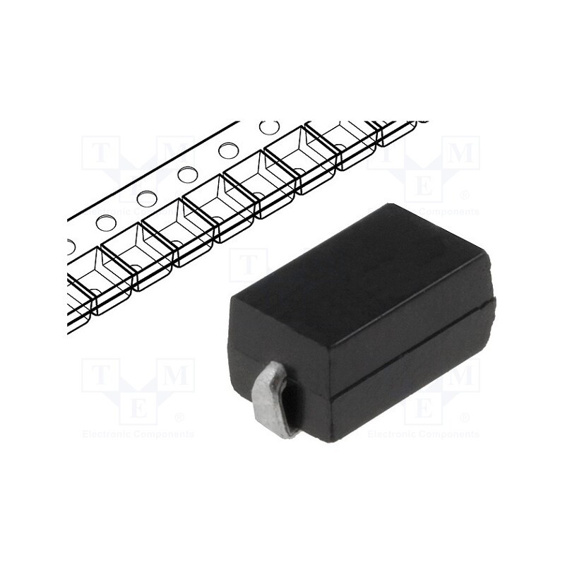 50 pcs : SMW210RJT - Resistor: wire-wound, SMD, R: 10Ω, 2W, ±5%, 4x3.55x6.7mm, -55÷200°C