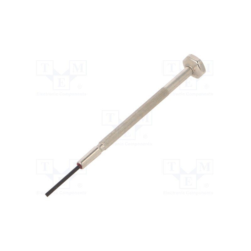 10 pcs : 12290214 - Screwdriver, slot, precision, SL 1,4, Blade length: 21mm
