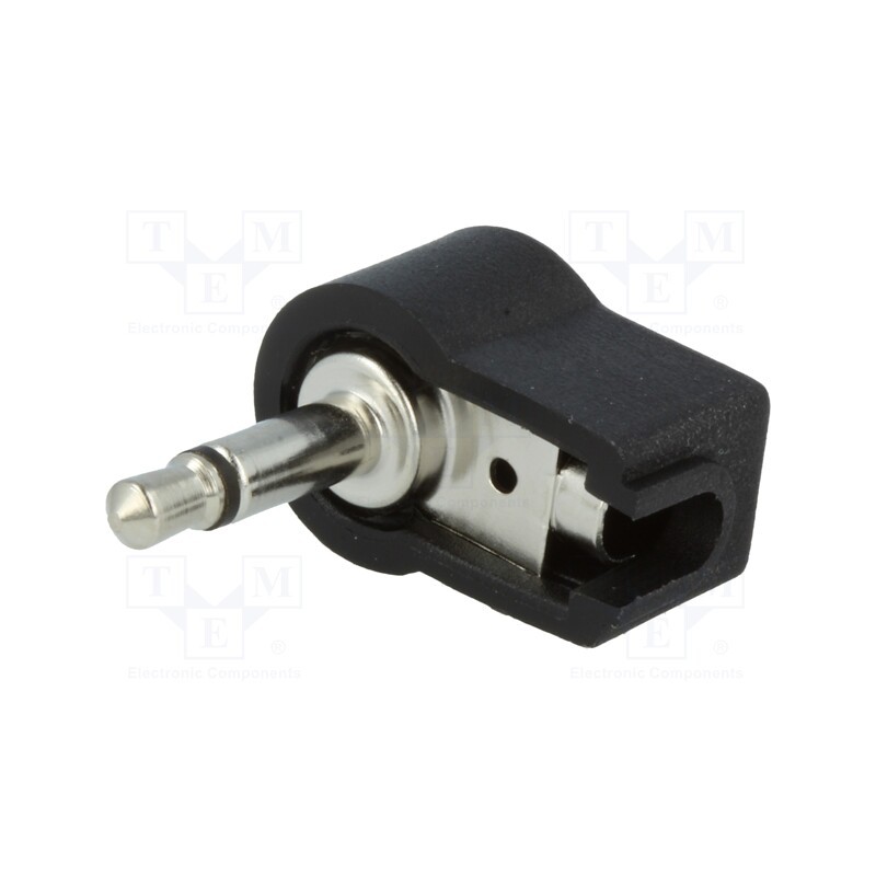 10 pcs : WKLS 2 - Plug, Jack 3,5mm, male, mono, ways: 2, angled 90°, for cable
