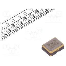 10 pcs : LFSPXO066657CUTT - Generator: quartz, 16MHz, SMD, 3.3V, ±50ppm, -40÷85°C, 2.5x2x1mm