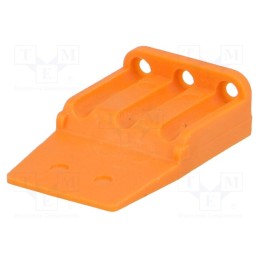 10 pcs : WM-3S - Accessories: secondary lock, DTM, female, PIN: 3, orange