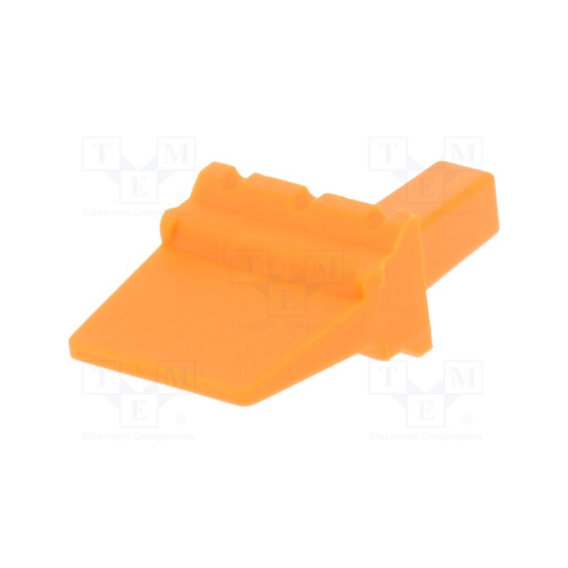10 pcs : WM-6P - Accessories: secondary lock, DTM, male, PIN: 6, orange