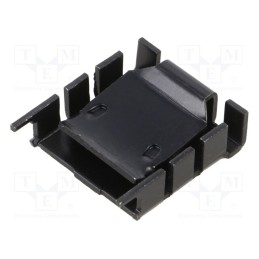 10 pcs : FK 224 SA-220-1 - Heatsink: extruded, black, L: 29.4mm, W: 25mm, H: 8.3mm, 18K/W