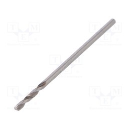 10 pcs : 63800200100 - Drill bit, for metal, Ø: 2mm, L: 49mm, Working part len: 12mm