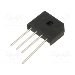 10 pcs : RS604 - Bridge rectifier: single-phase, Urmax: 400V, If: 6A, Ifsm: 150A