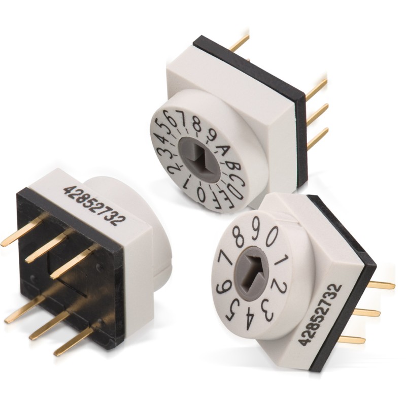 1 pcs - Wurth Elektronik Rotary Coded DIP Switch