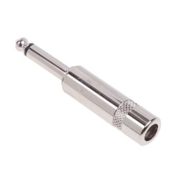 1 pcs - RS PRO Jack Connector 6.35 mm Cable Mount Mono Plug, 2Pole