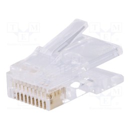 10 pcs : WT-10P-10C-D - Plug, RJ50, PIN: 10, Layout: 10p10c, for cable, IDC,crimped