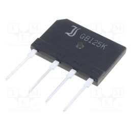 10 pcs : GBI25K - Bridge rectifier: single-phase, Urmax: 800V, If: 25A, Ifsm: 300A