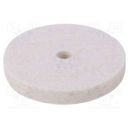 10 pcs : 2130000 - Cleaning cloth: felt polishing disk, Ø: 75mm, Øhole: 10mm