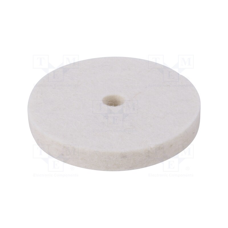 10 pcs : 2130000 - Cleaning cloth: felt polishing disk, Ø: 75mm, Øhole: 10mm