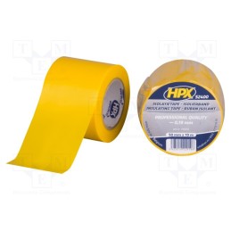 10 rol : YI5010 - Tape: electrical insulating, W: 50mm, L: 10m, Thk: 0.19mm, yellow