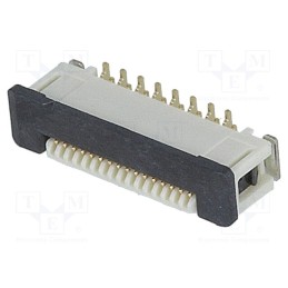 10 pcs : XF2J162411AR100 - Connector: FFC/FPC, vertical, PIN: 16, ZIF, SMT, 0.5A, 0.5mm