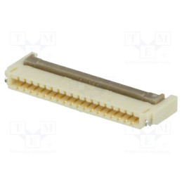 10 pcs : XF2W18151AR100 - Connector: FFC/FPC, horizontal, PIN: 18, low profile,dual contact