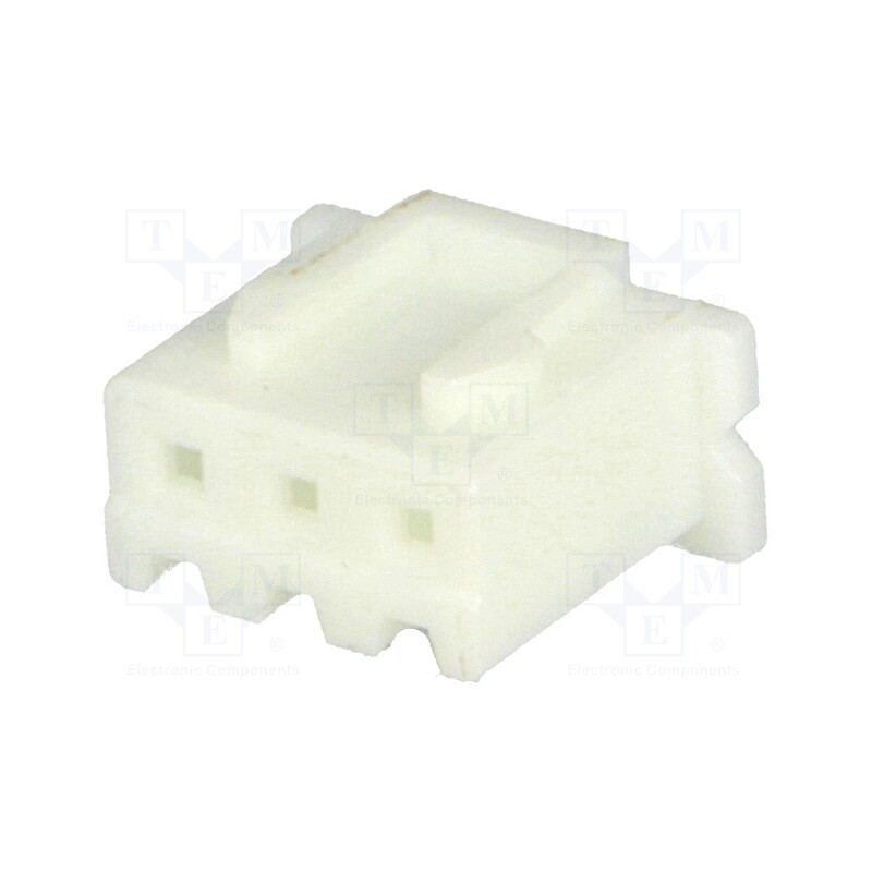 50 pcs : XHP-3 - Plug, wire-board, female, XH, 2.5mm, PIN: 3, w/o contacts, for cable