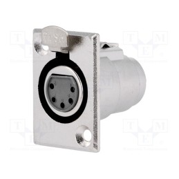 10 pcs : XLR-5G-C - Socket, XLR, female, PIN: 5, soldering, XLR standard